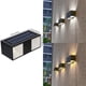 thumbnail image 4 of Fiudx Ofertas relámpago Lámpara de pared solar LED Luz de inducción para exteriores Lámpara de pared con control remoto Iluminación fuerte Luz de inducción solar Lámpara de pared superior e inferior, 4 of 7