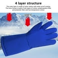 thumbnail image 4 of Cryogenic Gloves, LN2 Gloves 48cm Water Proof Coating Keep Warm  for Laboratory, 4 of 7