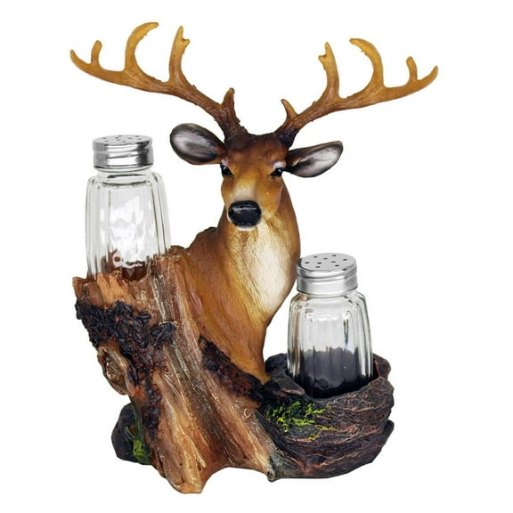 "TarrKenn Salt Lick Deer Salt & Pepper Shakers"