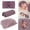 Violet, variante sur Coofit 3 Pcs Accessoire Photo pour Nouveau-Né Mignon Emmaillotage Décoratif Tapis de Photographie et Bandeau
