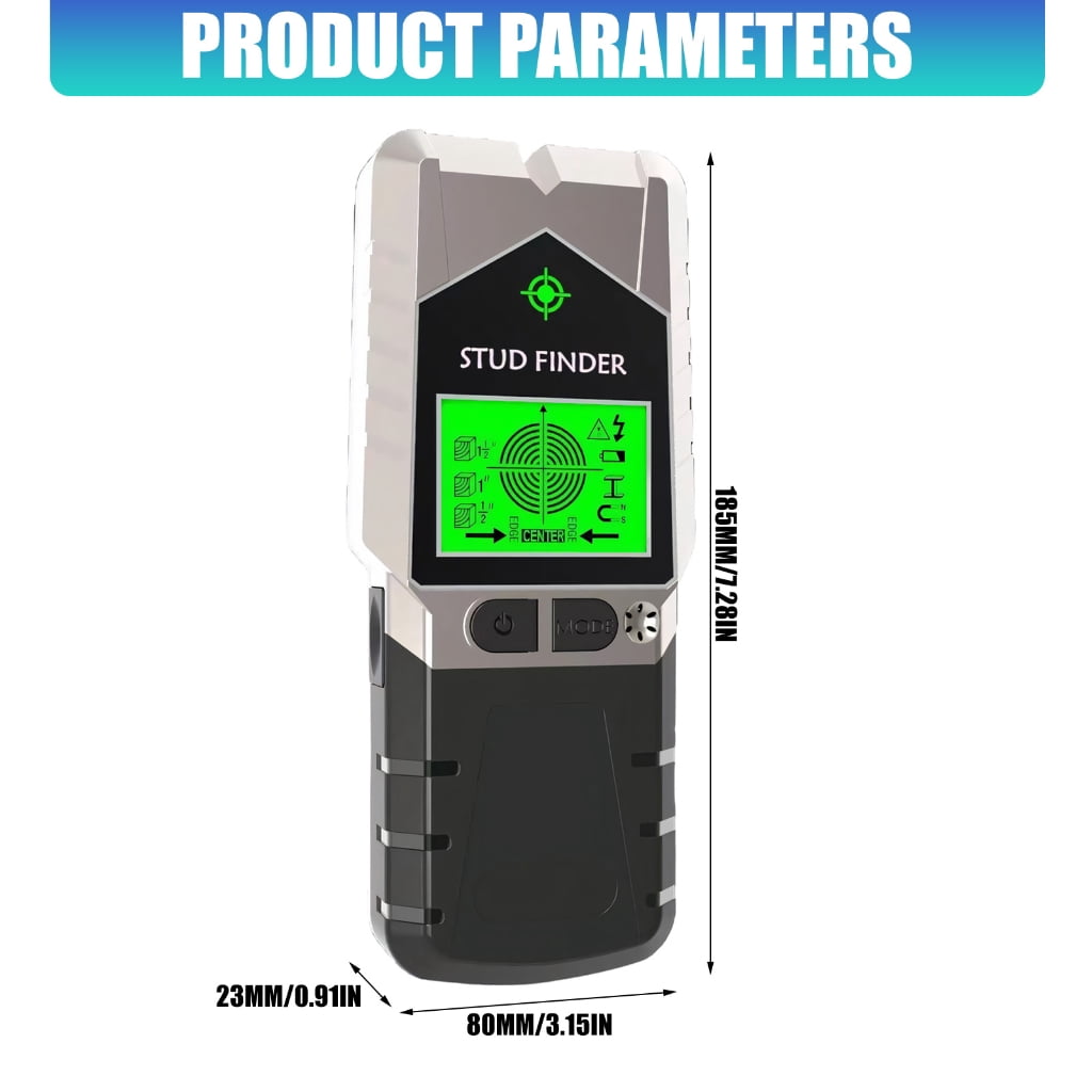 PatungKu Advanced 6 In 1 Electronic Locating Tool Wall Measurement Instrument for House
