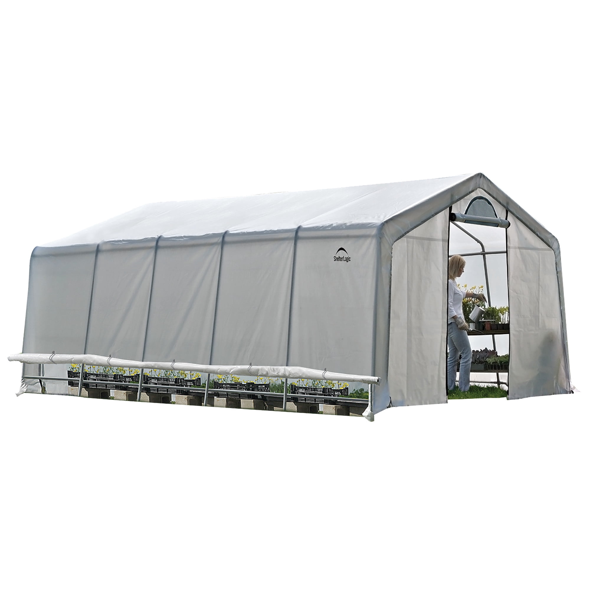 ShelterLogic GROW IT 12 x 20 x 8 ft Translucent Heavy Duty Greenhouse