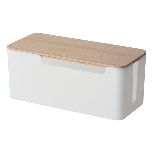 Caja de Almacenamiento de Alambre Sunnimix Estuche de almacenamiento para cable de alimentación 31x14x13cm