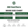 thumbnail image 3 of MD FootThera 6 Pairs Men's Non-Binding Diabetic Crew Socks with Cushion Sole, 3 of 7