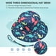 thumbnail image 3 of Sombrero De Sol De Verano Para Bebé, Sombreros De Playa Ajustables Estampados, Sombrero De Pescador Con Correa Para La Barbilla De Ala Ancha Para Niños Al Aire Libre Monstrate AP007929-01, 3 of 6