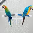 thumbnail image 4 of Percha para baño de loros Ticfox ducha de PVC soporte compacto y ligero, 4 of 7