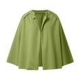 thumbnail image 4 of Women's Casual Long Sleeve Cardigan Jacket Autumn Winter Loose Fit Button Front Solid Color Comfortable Soft Knit Outerwear, 4 of 7