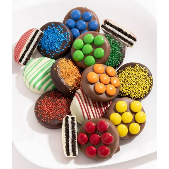 From You Flowers - Rainbow Chocolate Covered OREO Cookies for Birthday, Anniversary, Get Well, Congratulations, Thank You, All Occasions