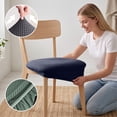thumbnail image 6 of Stretch Dining Chair Seat Covers Elastic Scratch Resistant Dustproof Chair Cushion Slipcover for Kitchen Dining Room Restaurant Seat Protector, 6 of 6