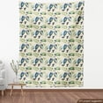 thumbnail image 4 of Ambesonne Botanical Fabric by the Yard Upholstery, Leaves Branches Retro, 5 Yards, Cream Olive Green Blue, 4 of 5