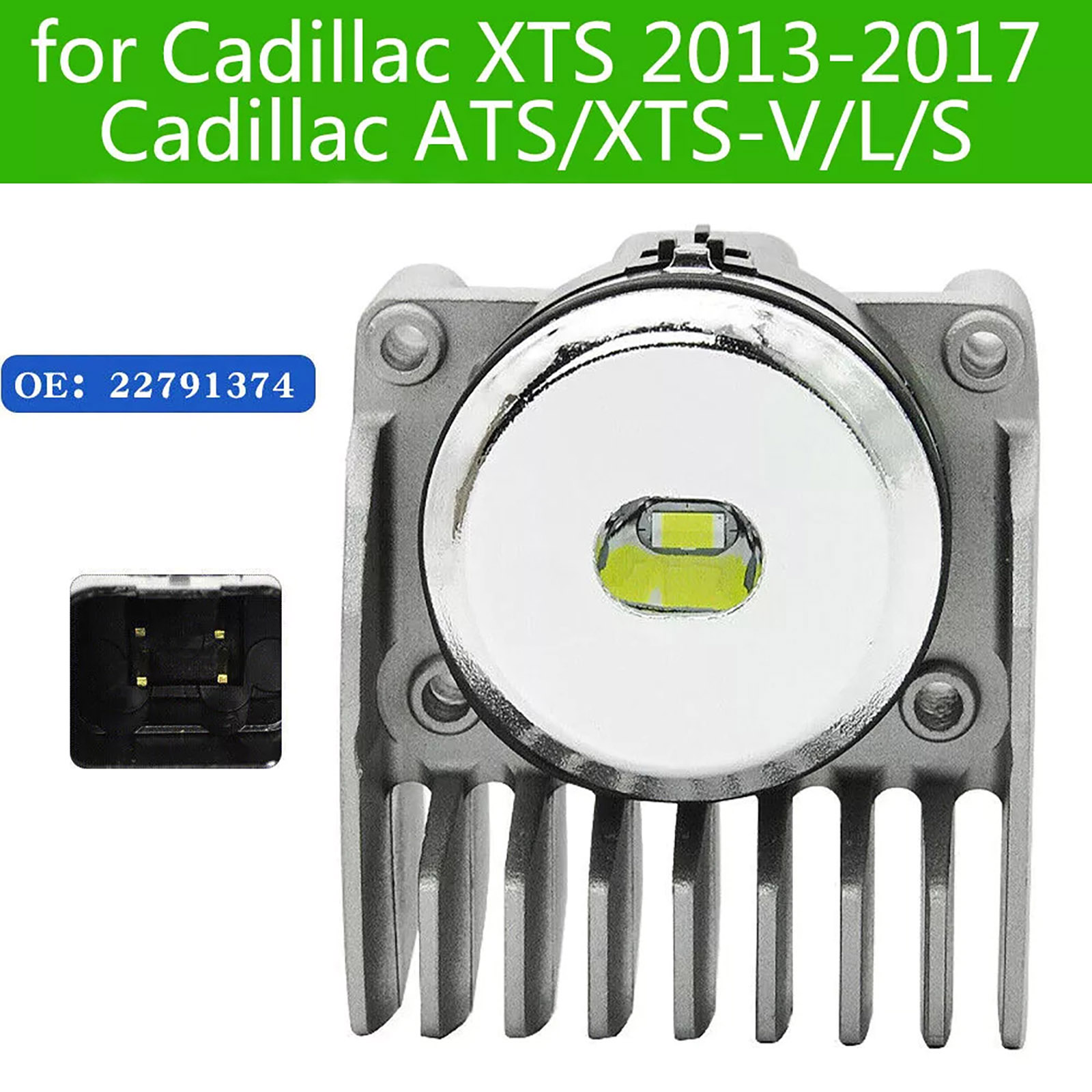 NATEFEMIN DRL LED Light Module Diode Replacement for Cadillac XTS 2013-2017