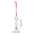 thumbnail image 2 of AURARMLET 2Pcs Metal Sublimation Ornaments Bell for Fireplace Decoration Families, 2 of 8