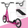 thumbnail image 4 of CIPACHO Height Adjustable Kid Kick Scooter with 12" Air Filled Wheel, Children Bicycle Toys for Girls Boys Ages 8-12 Years, Great Gift for Kids, Pink, 4 of 5