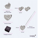 thumbnail image 5 of Juego de Joyería para Mujer de Corazón LuckyLy Collar y Aretes Baño con Zirconia Cúbica Modelo Melody UNITALLA, 5 of 7