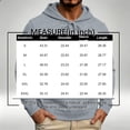 thumbnail image 3 of Nestiefly Men's Fleece Hoodie Long Sleeve Hooded Sweatshirt Casual Fall Basic Drawstring Pullover Hoodie With Pocket Purple XL, 3 of 5