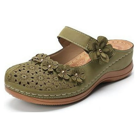 

Wedges Summer Sandals Shoes Ladies Womens Closed Toe Shoes