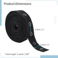 thumbnail image 2 of 3 Yards Sewing Snap Tape Trim, Sewing Snap Ribbon Fastener Press Stud Tape, Snap Button Tape Soft Cloth Sewing Snap for Sewing DIY Accessories, 2 of 6