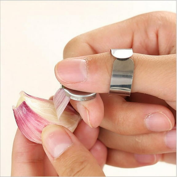 Raindrops  4 Pcs Peeler Finger-adjustable Garlic Easy-to-use