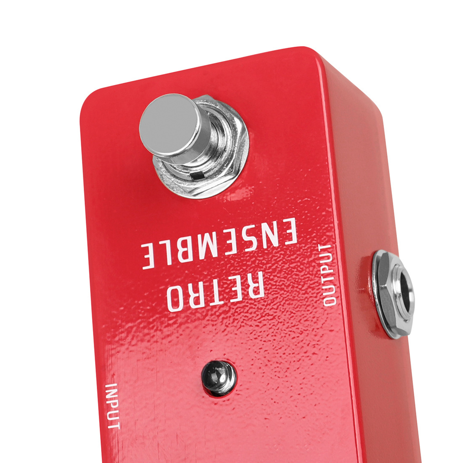 Vintage Overdrive Pedal Metal Guitar Effector Aluminum Alloy Texture Suitable for Guitarists and Music Producers Present