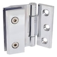 thumbnail image 1 of 1 Set Shower Room Hinge Wine Cabinet Clamp Practical Glass Door Clamp Hinge, 1 of 8