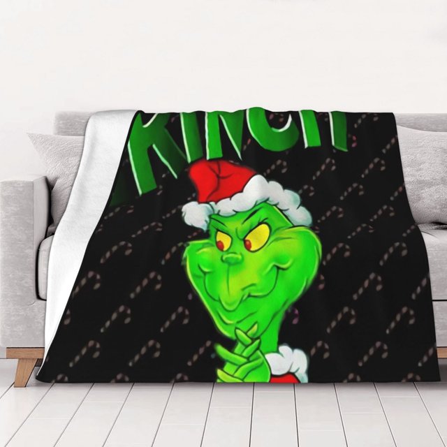 Manta polar Grin-Ch, súper suave y acogedora, ideal para hombres, mujeres, ancianos y niños. Características: súper suave, 101 x 76 cm.