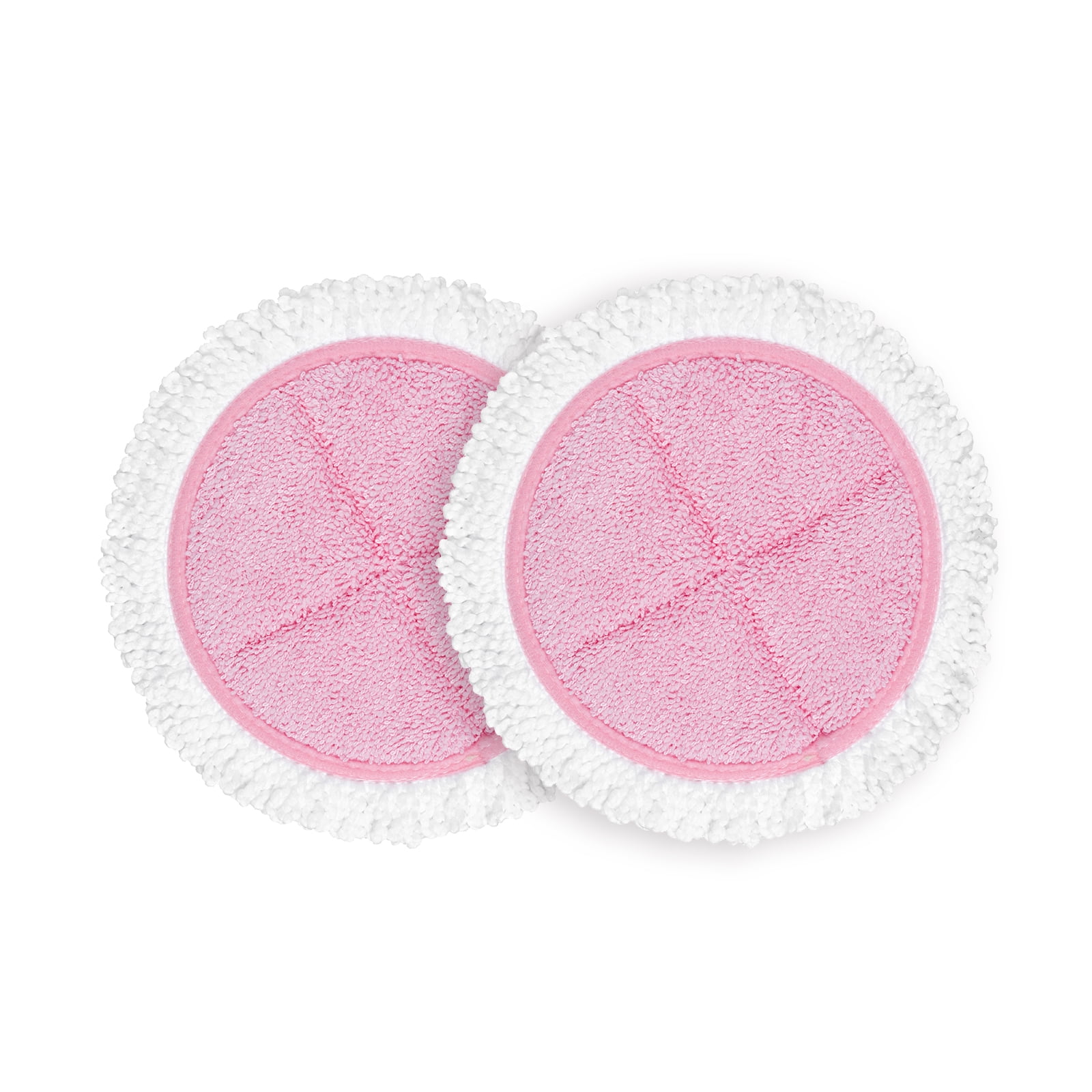 MARK LIVE 2 Pcs Replacement Electric Mop Pads 7.48 Inch, 2 Pink