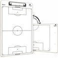 thumbnail image 5 of OFEFE 15"x9" Soccer Coaching Board, Double-Sided Dry Erase Tactics Whiteboard for Coaches, Professional Soccer Coaching Clipboard with Field Diagram & Lineup Sheet, Perfect Coach Gift Accessorie, 5 of 9