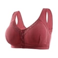 thumbnail image 3 of Underwire Bra For Older Women Bras For Seniors Front Closure Comfortable Convenient Brassiere Womens Bras Front Closure plus Sized Sports Bra Compression Bras 36 C Womens Bra Bra for Women Push up, 3 of 3