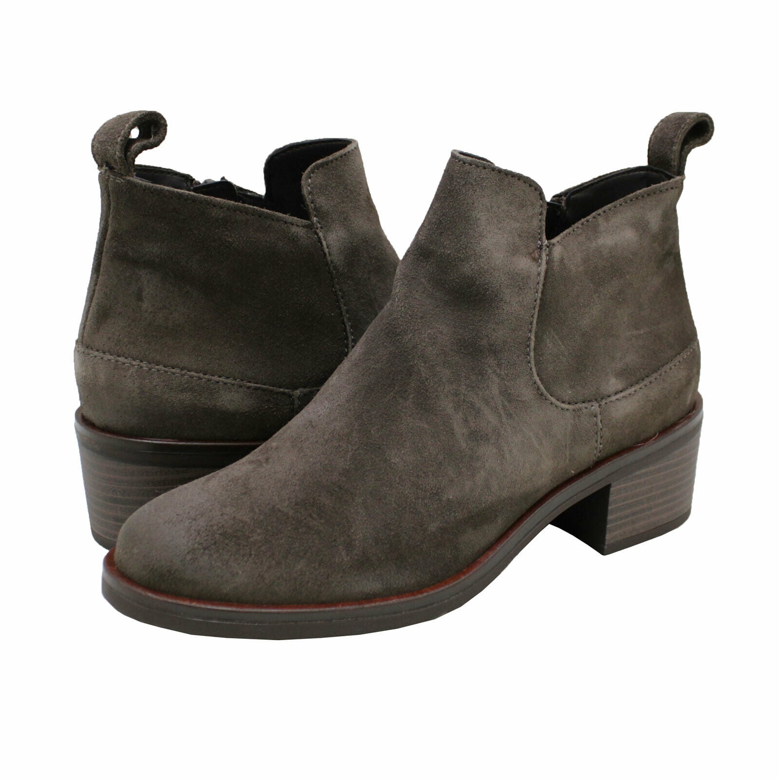 en kop ært samvittighed Clarks Women's MemI Zip Block Heel Ankle Booties 61361 - Walmart.com