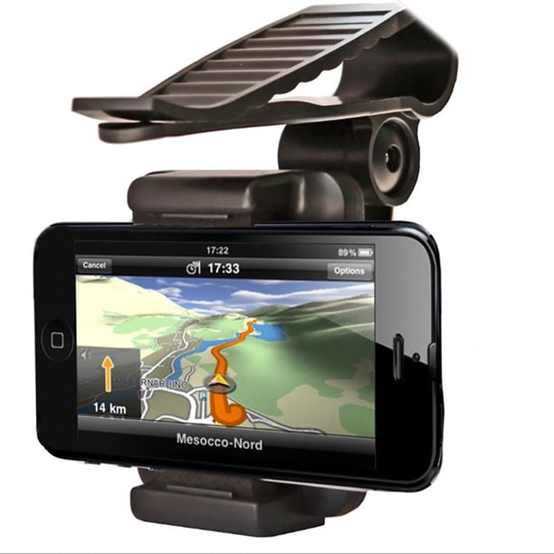 Universal Sun Visor Car Phone Holder Car Navigation Holder Clip Soporte De Coche Para Teléfono Móvil Vogacara VI006735-00