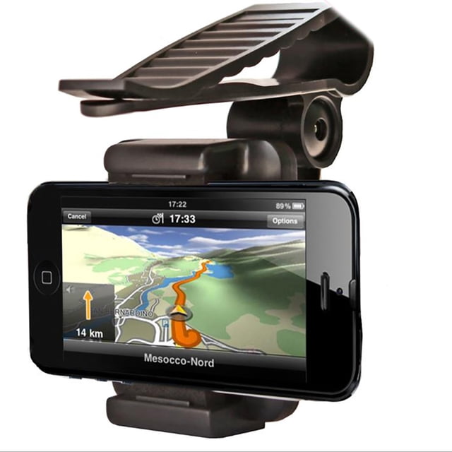 Universal Sun Visor Car Phone Holder Car Navigation Holder Clip Soporte De Coche Para Teléfono Móvil Scienceny VI006735-00