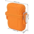 thumbnail image 5 of 2PCS Torch Lighter Case IP56 Waterproof Safe Portable Torch Lighter Cover for Outdoor Camping Travel Orange, 5 of 8