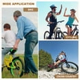 thumbnail image 7 of Uxcell 4 Pack Aluminum Alloy Bike Pegs Anti-Skid Fit 3/8 inch with Ripple Silver Black, 7 of 7