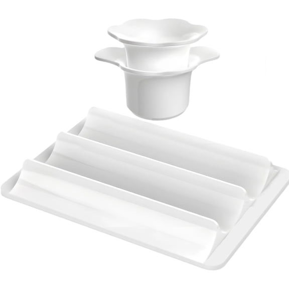 Circle Cake Pop Mold Kit with Double Trays & 1.75" Cutter - ABS Plastic Cake Pop Maker for Uniform Shapes, Easy Clean, Home or Commercial Use