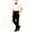 Black, variant on Boys 3 Piece Formal School Uniform Outfit Set for 2-15 Years Teens Back to School Outfit Short Sleeve Lapel Dress Shirt and Trousers with Bow/Neck Tie