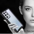 thumbnail image 6 of Galaxy S21 Plus 5G Case, Phone Case for 2020 Galaxy S21 Plus 6.7", Njjex Hard Plastic Full-Body Rugged Transparent Clear Back Bumper Case Cover for Samsung Galaxy S21 Plus -Black, 6 of 12