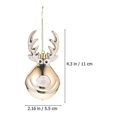 thumbnail image 1 of 4pcs Xmas Decorative Deer Hanging Ball Lovely Deer Ball Christmas Tree Pendant, 1 of 2