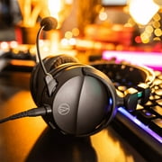 AudioTechnica ATH-GL3 Closed-Back High-Fidelity Gaming Headset (Black)