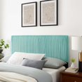 thumbnail image 2 of Tufted Headboard, Full Queen Size, Velvet, Blue, Modern Contemporary Urban Design, Bedroom Master Guest Suite, 2 of 10