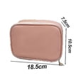thumbnail image 2 of Gray makeup bag travel bag makeup bag for, 2 of 5