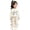 Beige, variant on Tween Girls Clothes 2 Piece Outfit Bow Sweatshirt Top With Lace Detail Pants Pants Teen Girl Clothing Set