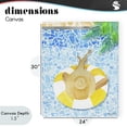 thumbnail image 4 of Stupell Industries Coastal Summer Poolside Drift Canvas Art, 24 x 30, by Hillary Holt, 4 of 8