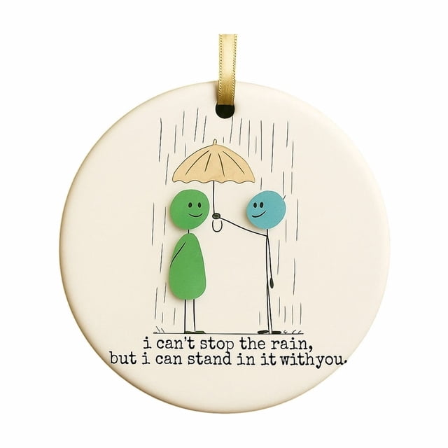 Adorno de La Amistad de Vidrio Marino En Forma de Corazón | Decoración Colgante Hecha a Mano para Árbol de Navidad | Regalo Único para Una Hermana, Amiga o Compañera de Trabajo | Recuerdo de Cumpleañ