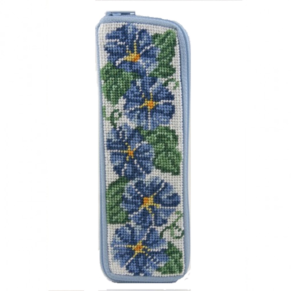 Stitch /& Zip Needlepoint Half Specs Case Kit SZ15 Shells