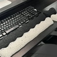 thumbnail image 3 of jesticaly Clavier Clavier Prise en Charge de la Mémoire, et Résistant à la Sueur Durable, Confortable pour le Jeu, et Conception pour une Expérience Blanc 35cm, 3 of 6