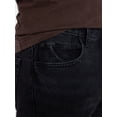 thumbnail image 2 of No Boundaries Men's Vintage Straight Fit Jeans, 100% Cotton, 14 oz Denim, Men's 28x30-40x32, 2 of 5