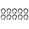 thumbnail image 2 of U Rings, 10 Sets Metal U Rings Buckle Handbag Connector with PH Screws Strong Long Lasting StableTrusted for Leather Crafts, 2 of 7