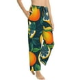 thumbnail image 2 of Haiem Fresh Orange Women's Pajama Pants Ultra Lightweight Pjs Bottoms Sleepwear Bottom Pants With Pocket Drawstring-XX-Large, 2 of 9