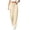 *Beige, variant on ClodeEU Women Drawstring Elastic Waist Wide Leg Sweatpants,Casual Loose Pants Beige,Women's Plus L