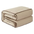 thumbnail image 3 of Nanshing Larsa 7 Piece Cabin Lodge Modern Comforter Set, Beige, California King, 3 of 11